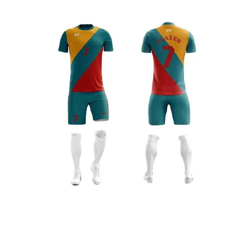 New Portugal futebol Jersey personalizado futebol jersey e sportswear clube equipe futebol kits original barato preço sublimação futebol