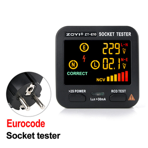 ZT-E2/E4/E10ソケット安全テスター漏れスイッチ検出停電検出ゼロ火災試験 - Product Image 4