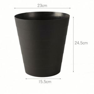 ゴミ箱プラスチック製ゴミ箱12L丸型ゴミ箱家庭用ゴミ箱オフィス収納バケツ屋内場所 & オフィスPP PP