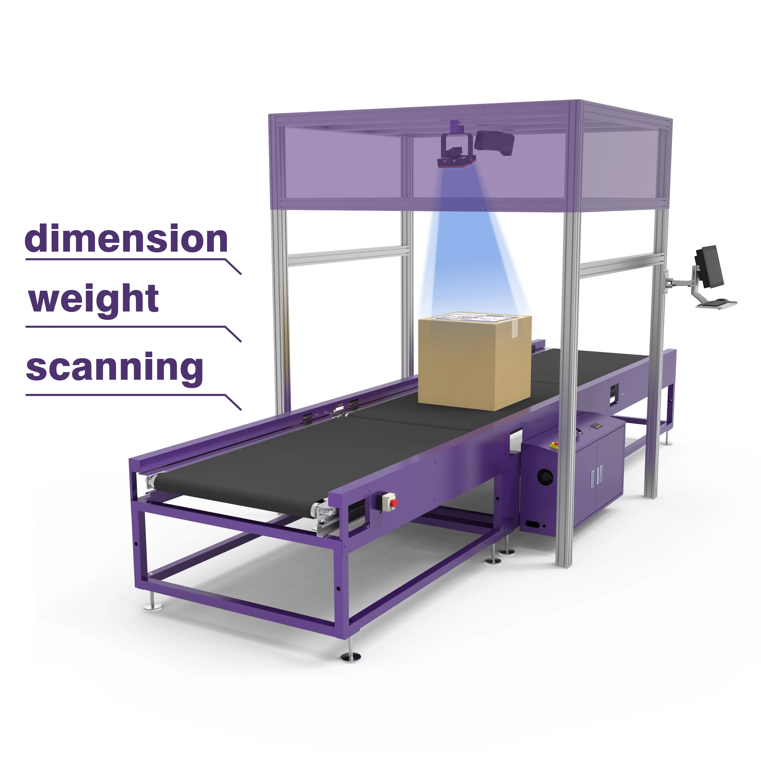 Gosunm 2022 DWS máquina para la entrega por correo por rueda de clasificador de 3 paracaídas automático entrega Postal sistema de clasificación peso dimensión