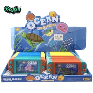 工場直販子供ノスタルジッククラシックOceanThemeゲーム機おもちゃプラスチックハンドヘルド水RingTossゲーム