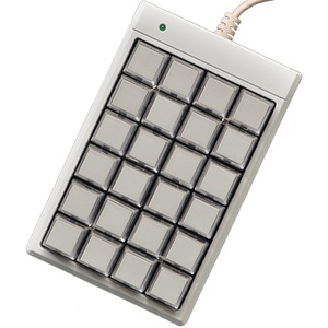 Высококачественная программируемая механическая клавиатура Cherry MX USB POS с 24 клавишами для розничной торговли - Product Image 2