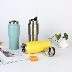 New <strong>Type</strong> Top Sale With Heat Preservation and Carrying Straw Can Creative Stainless Steel <strong>Cup</strong> Vacuum <strong>Cup</strong> - Product Image 3