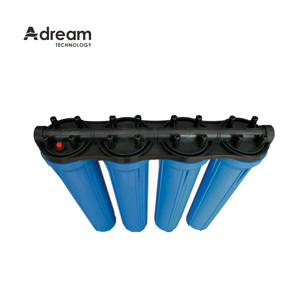 Anhui <span class=keywords><strong>Adream</strong></span> 20 "filtre yuvası 3 aşamalı 4 aşamalı filtre sistemi ticari RO sistemi