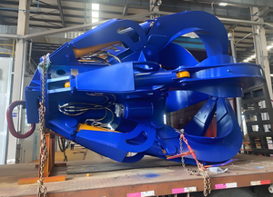 Clean up the garbage <strong>grab</strong> stone, coal orange petal type long wear resistant service life garbage <strong>grab</strong>, <strong>ore</strong> <strong>grab</strong>