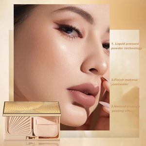 Private Label Brightening Full Coverage <strong>Compact</strong> <strong>Make</strong> up Setting Finishing Face Pressed Powder Foundation Natural Face Skin - Product Image 6