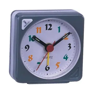 ساعة كوارتز تناظرية مربعة صغيرة الحجم, ساعة كوارتز تناظرية مربعة صغيرة الحجم مقاس 60 بوصة ، ساعة مقاس 60 بوصة ، ساعة شفافة مناسبة للطاولة أو الطاولة أو جانب السرير ، ساعة شفافة على شكل حرف ، ساعة شفافة مناسبة للمكتب أو الطاولة