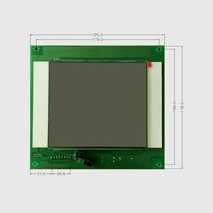 664 Display 16 Digits 7 Segment Pump Display White Led Backlight 6 nach Digit Fuel Dispenser Lcd Module - Product Image 2