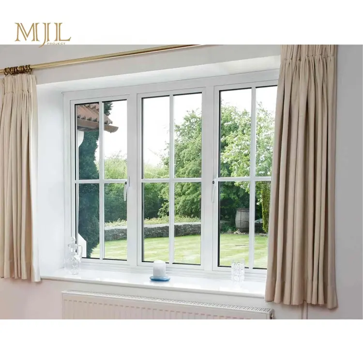 MJL impacto vidro janela upvc pvc grill projetos comerciais assaltante prova batente janelas para casas