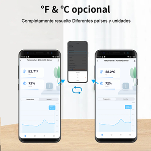 Wale WL-TH02温湿度检测器Tuya Wifi湿度计和温度计传感器室温室孵化器酒窖 - Product Image 5