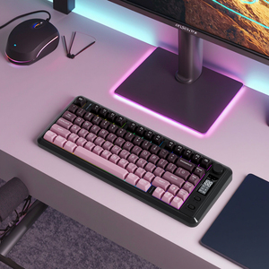 High-End Ergonomic Gaming <strong>Keyboard</strong> 81keys DKL <strong>Size</strong> Dual Color Injection Low High <strong>Keys</strong> Membrane for Comfortable <strong>Computer</strong> PC Gamer - Product Image 1
