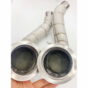 BMW 520/525/528 F10/F18 2010-2017 paslanmaz çelik yüksek akış egzoz boru sistemi iniş borusu N20 2.0T motor araçlar için - Product Image 4