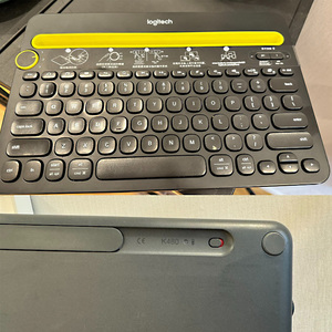 Logitech K480 Multi-Device Wireless <strong>Bluetooth</strong> <strong>Keyboard</strong> Connect 3 Devices Built-in Stand <strong>For</strong> Windows/Mac/<strong>Android</strong> - Product Image 3