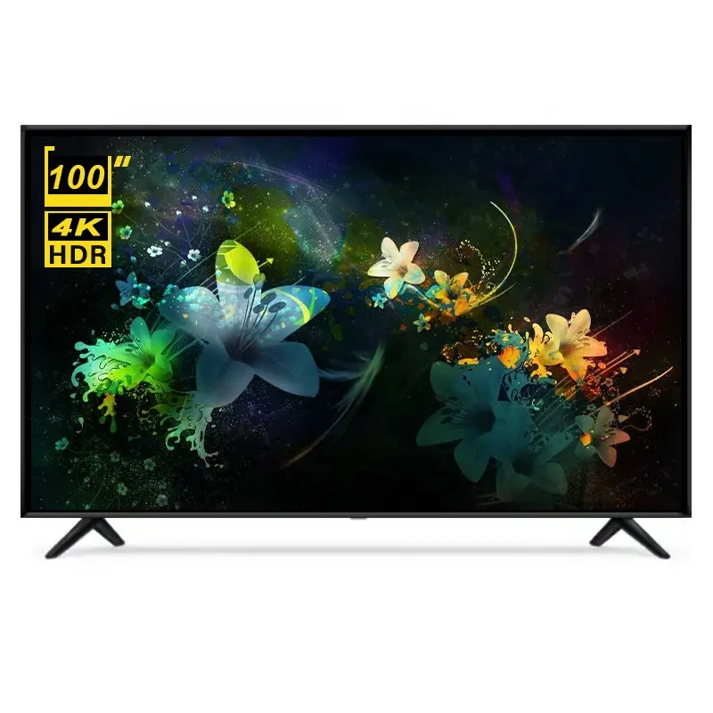 Penjualan terlaris Harga terbaik 4K UHD layar besar TV tahan jatuh 100 inci televisi pintar Android teater Rumah