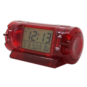 Retro quadrato LCD digitale sveglia parlante orologio da tavolo con retroilluminazione di tipo elettronico di movimento - Product Image 1