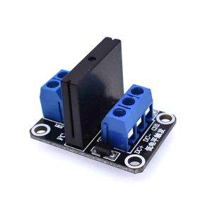 1チャンネル5V低レベルトリガーソリッドステートリレーモジュールヒューズ付き1ウェイ250V 2A産業用制御アプリケーション - Product Image 1