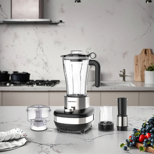 เครื่องปั่นแบบพกพาพร้อมฝาปิดเครื่องปั่นผสมความเร็วสูง - Product Image 1