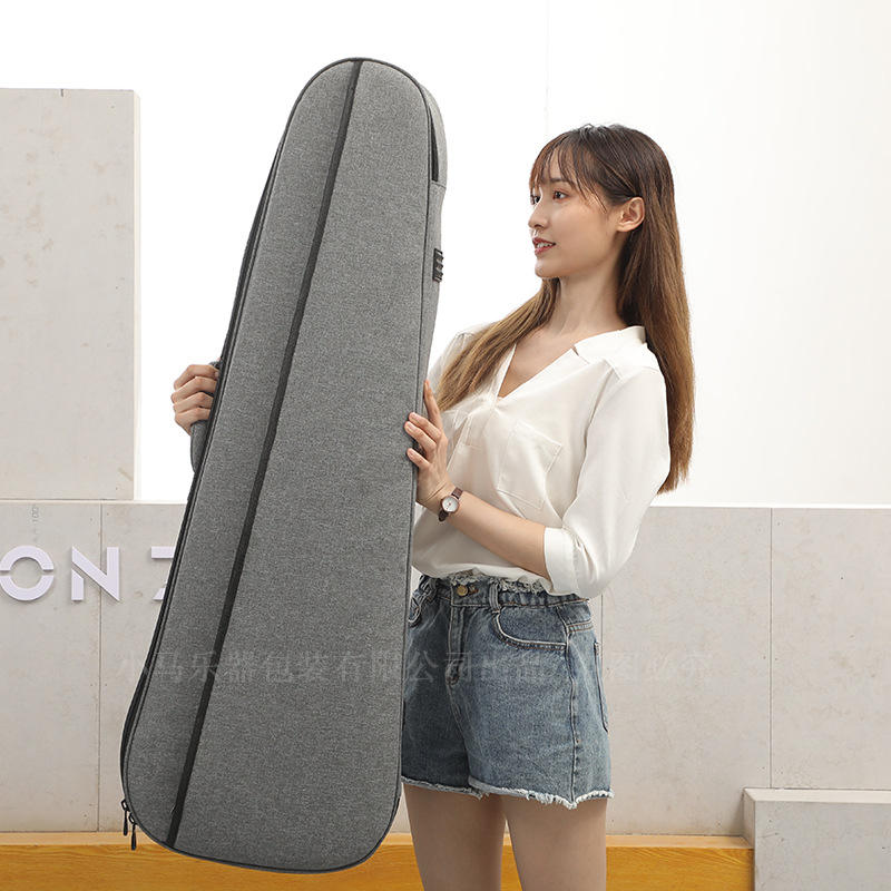 Gray electric guitar