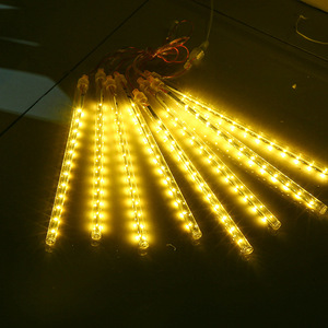 30ซม.Solar ฝนดาวตก String LED กลางแจ้งแสงแขวนต้นไม้ดาวตกไฟตกแต่ง