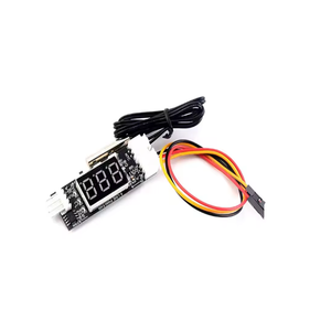 DC 12V 4線PWMファンスピードコントローラデジタルディスプレイ温度ガバナーサポート3Aオン/オフ制御電子モジュールキット - Product Image 3