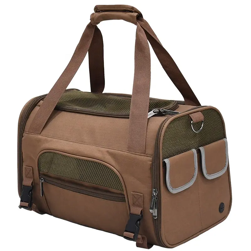 توسيع حقيبة الحيوانات الأليفة تنفس حقيبة سفر الحيوانات الأليفة حقيبة مريح الحيوانات الأليفة حقيبة حمل