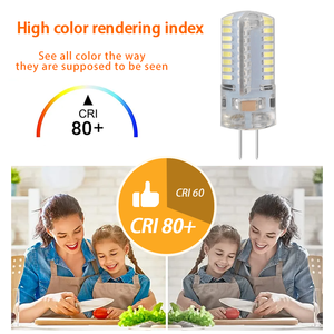 หลอดไฟ LED G4ลูเมนสูงสำหรับตกแต่งบ้าน Gy6.35 LED 6W สวิตช์ควบคุมระยะไกลไฟสปอตไลท์ AC 85V-265V สำหรับใช้ในบ้าน - Product Image 5