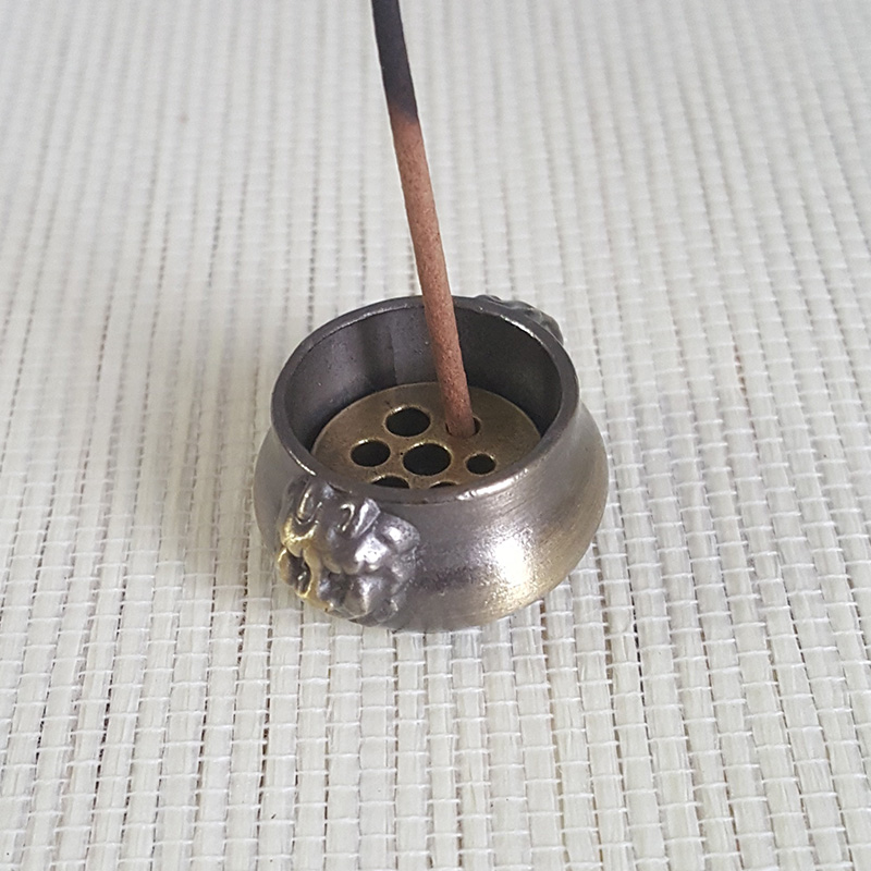 Cabeza de león de bronce 1