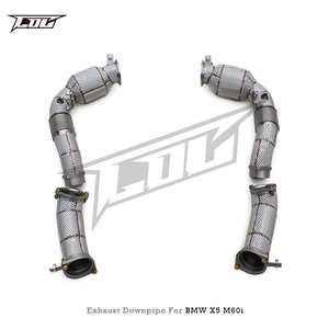ท่อเทอร์โบดาวน์ไปป์สำหรับ BMW X5 4.4TT M60i 2024ส่วนหัวของกีฬาพร้อมตัวเร่งปฏิกิริยาท่อเชื่อมโยง M60i ท่อไอเสียบนถนน - Product Image 2