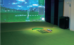 Sân Golf Trong Nhà Mô Phỏng Golf Thực Tế Nhất 3D Lái Xe Phạm Vi Khóa Học Chiếu Đơn Hệ Thống Golf - Product Image 4