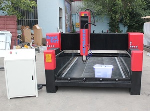Hihgh Precision 3 Axis Black and Red Processing Marble <strong>Cnc</strong> <strong>Router</strong> Best Seller Stone Engraving and Cutting Machine - Product Image 4