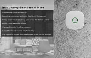 Sistema de seguridad para el hogar Detección de movimiento 120 dB Sirena Wifi Alarma Control remoto Sensor de movimiento Ventanas Puertas Sensor - Product Image 3