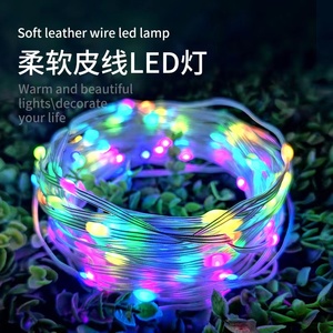 Luces de hadas que cambian de Color, 33 pies, 100 LED, USB, cable suave, con control remoto y temporizador - Product Image 3