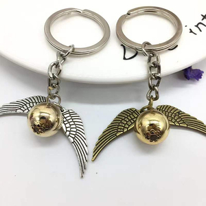 Kanat metal anahtarlık özel logo oyulmuş anahtarlık - Product Image 2