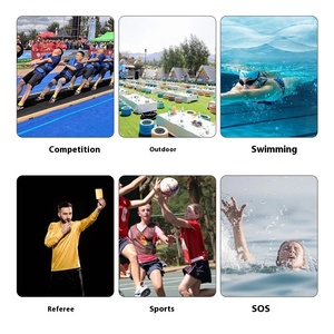 バスケットボールバレーボール審判のためのPE教師のための高ピッチの笛屋外スポーツ救命トレーニング機器