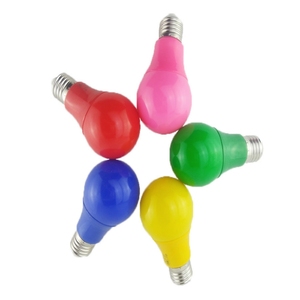 照明ブルーグリーンレッドピンクイエローカラー電球3w5wカラフルLED電球 - Product Image 2