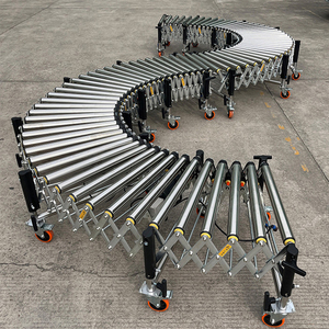 <strong>Loading</strong> <strong>and</strong> <strong>unloading</strong> turning <strong>lifting</strong> movable electric flexible telescopic roller conveyors - Product Image 4