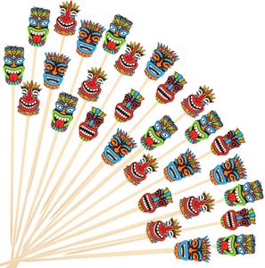 Martini Hawaii luau trang trí nhiệt đới uống Picks Tiki Cocktail Gậy cho món khai vị thực phẩm Trái Cây bãi biển Kỳ nghỉ Đảng ủng hộ - Product Image 1