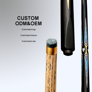 High-<span class=keywords><strong>end</strong></span> Qualidade 58-Inch <span class=keywords><strong>Maple</strong></span> Wood Pool Cue com Junta Rápida Uni-lock e 13mm Ponta de madeira maciça Snooker & Tabelas de bilhar