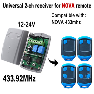 SMG-822 universale cancello del Garage ricevitore 2CH 433.92Mhz telecomando interruttore 433MHz ricevitore per Multi marca - Product Image 4