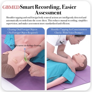 Full-Body Wireless CPR Training Manikin with Tablet &amp; <strong>Computer</strong> <strong>Software</strong> Pupil Light Reflex for Medical School <strong>Use</strong> - Product Image 5