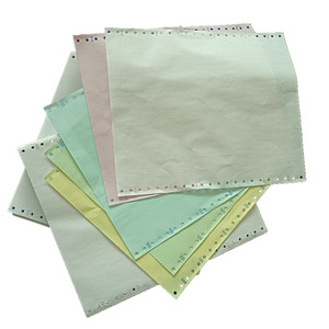 9,5 \ "X11 \" 3-Ply NCR Papel de computadora sin carbón continuo 1000 hojas por caja