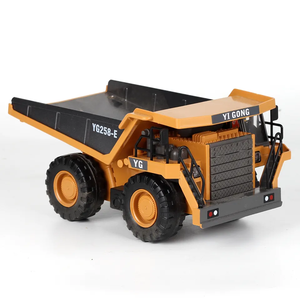 1:20 Alloy Mini 9CH Plastic Construction Vehicle Toys Remote Control Dump Truck With Music and Sounds <strong>Function</strong> <strong>RC</strong> <strong>Car</strong> - Product Image 2