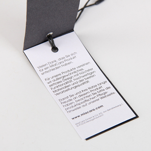 Brand Hangtags <strong>High</strong> <strong>Quality</strong> Paper Hang Tag Customized Logo Printing Labels With <strong>String</strong> - Product Image 4