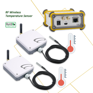 2 juegos al aire libre 433MHz sensor de temperatura inalámbrico sensor de temperatura Digital medidor registrador de datos inteligente - Product Image 1