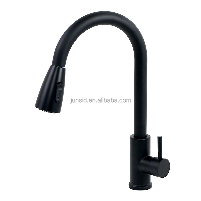 Acier inoxydable 201 noir, un bouton.