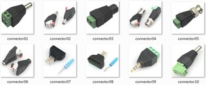 Power/Video/Audio 1CH Passive Video Balun <strong>BNC</strong> to RJ45 Balun