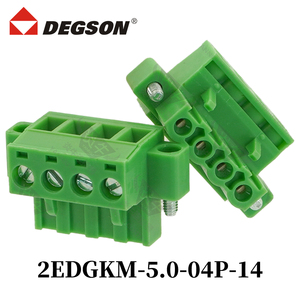 1Pcs DEGSON 2EDGKM-5.0-5.08-14-00ZH Pluggable PCB <strong>Terminal</strong> <strong>Blocks</strong> <strong>MSTB</strong> 2.5-STF KF2EDGKM 5.0mm 5.08mm 2PIN-12PIN 320V - Product Image 2