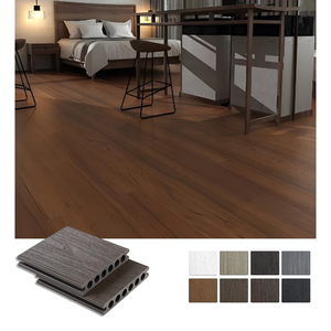 Sang trọng SPC bằng gỗ bấm vào Sàn Vinyl 4mm 6mm 8mm không thấm nước ngoài trời WPC nội thất decking gạch lát sàn - Product Image 1