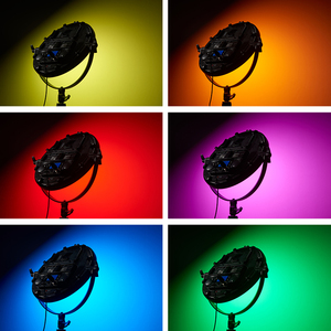 TOLIFO 12 inç R-S60RGB fotoğraf desteği v-montaj NP-F pil AC güç 80W RGB LED Panel Video ışık halkası yumuşak Film aydınlatma - Product Image 6