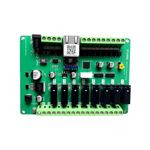 8CH Relais Ethernet RS485 Netzwerk-E/A-Modul Modbus RTU 8-Kanal-Relais-Eingang/Ausgang TCP/IP/RS485-Controller für biometrischen Zugriff